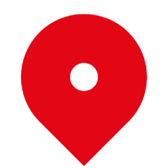 Map pin red